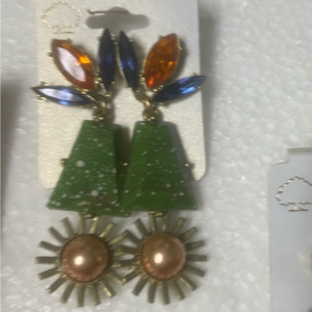 Lot Of 6 Designer Inspired Rhinestone Statement E… - image 6